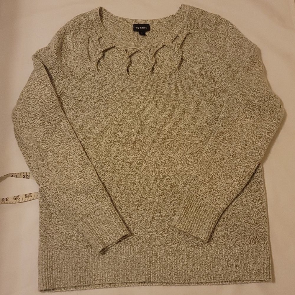 Torrid‎ Twist Knot Sweater Top size 0